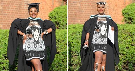 Kzn Stunner Proudly Flaunts Traditional Zulu Attire At Graduation From Durban University Of