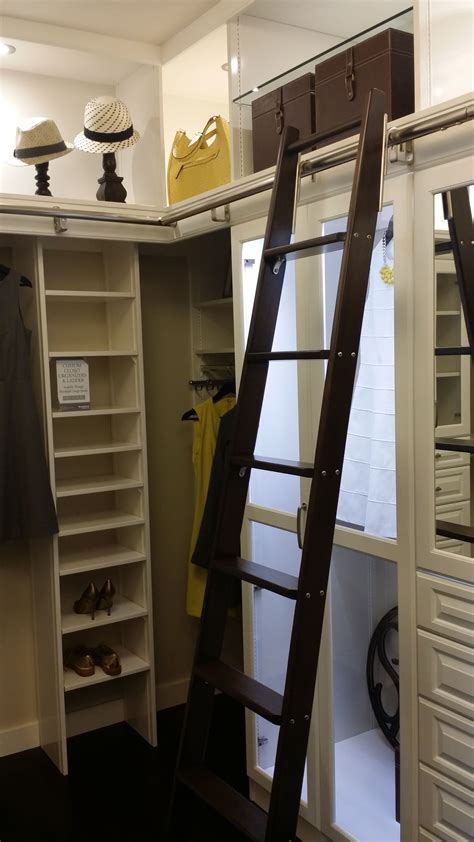 Master Closet With Rolling Ladder Rolling Ladder Closet Remodel
