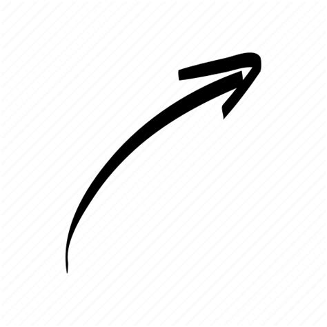 Download White Drawn Arrow Png Png And  Base