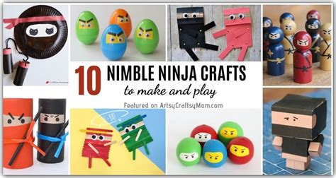 10 Nimble Ninja Crafts For Kids