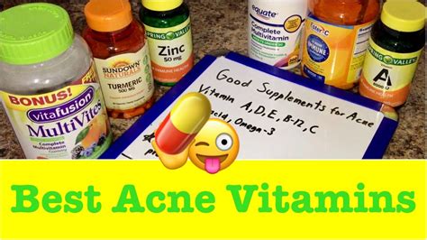 💊best Vitamins For Acne Prone Skin Review Prevent Acne Breakouts