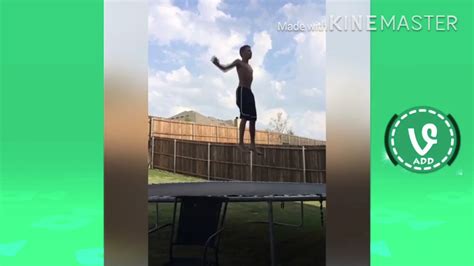 Try Not To Laugh Trampoline Fails Check Desc Youtube