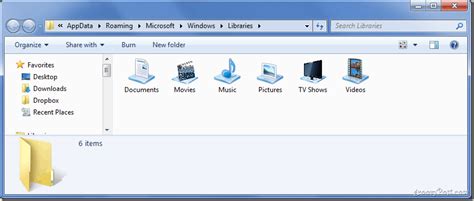 How To Change The Icon Of A Windows 7 Library