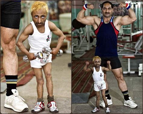 Aditya Romeo Dev The Worlds Smallest Bodybuilder Was 84 Cm 2 9