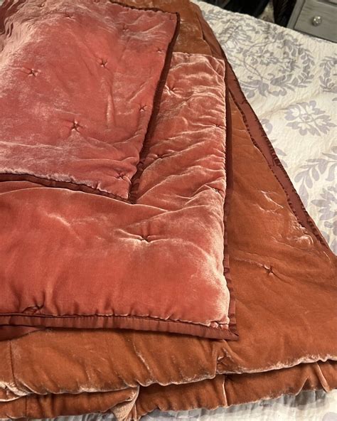 Velvet Tufted Stitch Quilt Opalhouse Size Full Queen And Pillow Shams Ebay