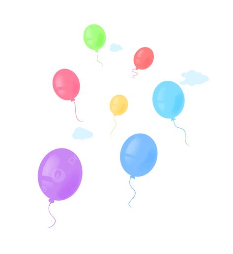 飄著的氣球 氣球 氣球素材 節日素材素材圖案，psd和png圖片免費下載