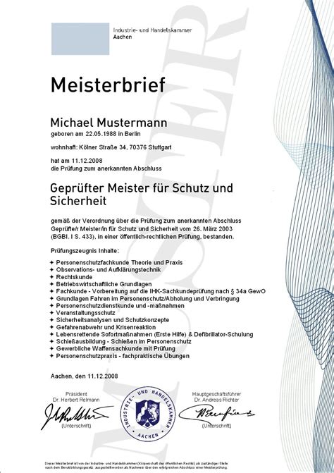Die sachkundeprüfung ist erforderlich für kontrollgänge im öffentlichen verkehrsraum oder in. IHK Sachkundenachweis kaufen" mit Sachkundeprüfung gemäß ...