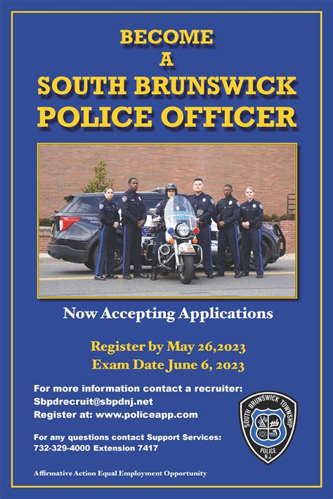 South Brunswick, NJ Police Jobs - Entry Level | PoliceApp