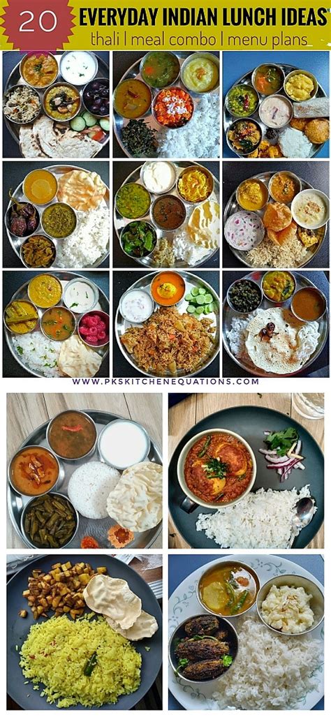 Indian Lunch Ideas 20 Best Everyday Thali Meals Recipe Pks Kitchen
