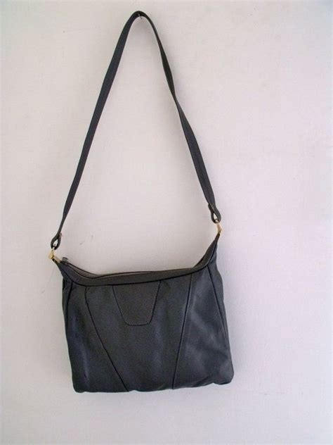 Vintage Designer Handbag 1970s Leather Brixton By Moxierevival 3400