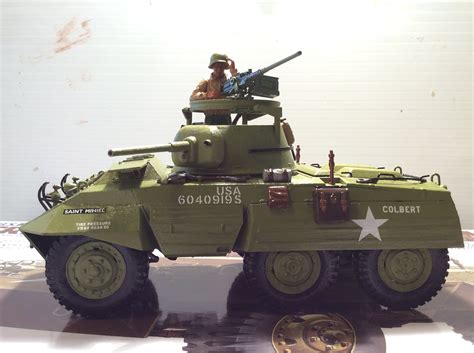 Us M8 Lt Track Greyhound Plastic Model Military Vehicle Kit 135