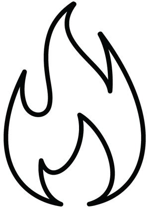 The ooupoutto brushes can be perfect if you are just getting into the digital painting field and need an 'easy to use' set of brush tools to get going. Simple Fire Drawing Sketch Coloring Page
