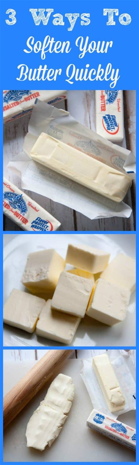 3 Ways To Soften Your Butter Quickly Boston Girl Bakes