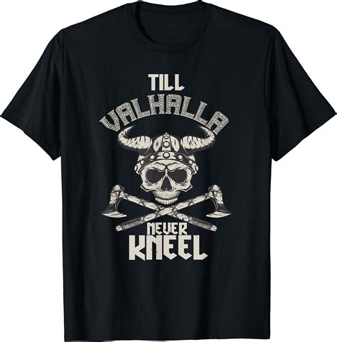Conquer the Battlefield with our Norse Warrior Valhalla Rune Emblem T