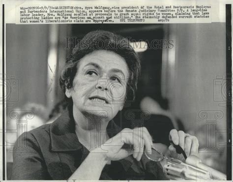 1970 Press Photo Myra Wolfgang Senate Judiciary Ebay