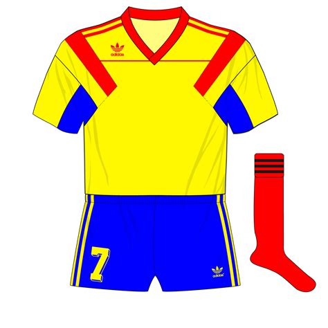 The History Of Romanias Kits From 1984 To 1997 Museum Of Jerseys
