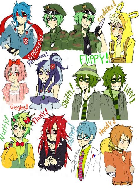 Anime Happy Tree Friends Names