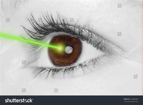 Eye Laser Beam Stock Photo 128455889 Shutterstock