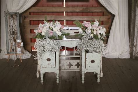 Shabby Chic Wedding At Lilac Farms Southern Events Party Rental