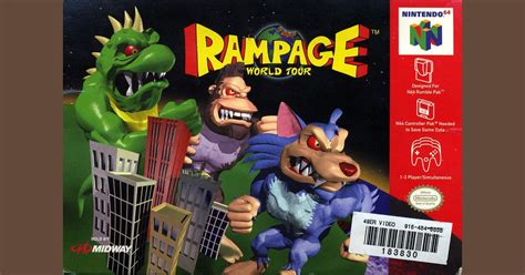 Rampage World Tour Video Game Videogamegeek