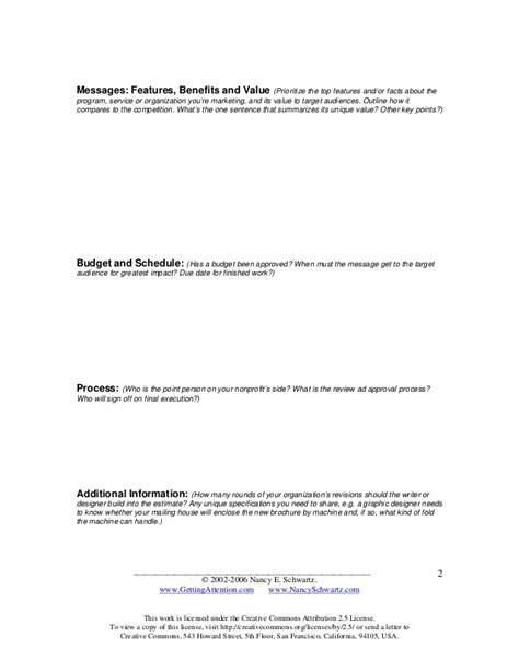 (einfach über suche 0185 eingeben) Примеры брифов: Creative brief pdf