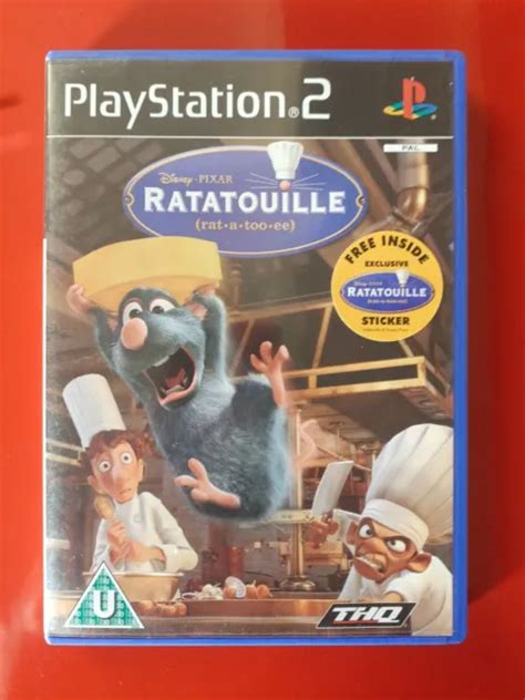 Disney Pixar Ratatouille Sony Playstation 2 Game Complete Thq Pal Ps2