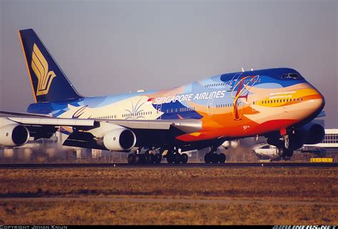 Boeing 747 412 Singapore Airlines Aviation Photo 1641349