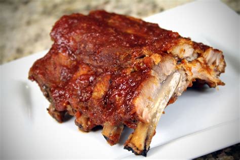 Baby Back Ribs Homemade Rub And Sauce Baked Tender Delicious By