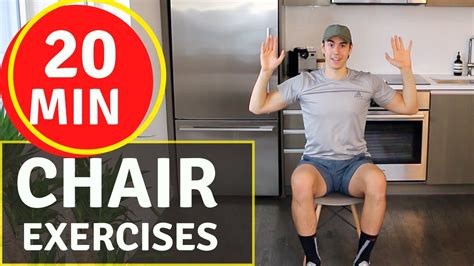 20 Minute Chair Workout For Seniors Youtube