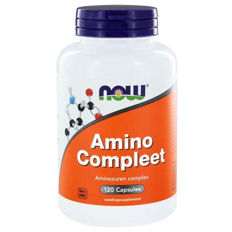 Buy Amino Complete 120 Capsules Now Foods Amino Compleet