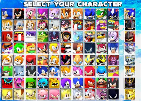 Sonic Character Creator Game
