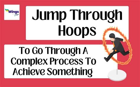 Jump Through Hoops Idiom Meaning Synonyms Examples Leverage Edu