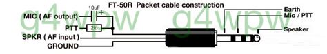Yaesu Ft 60r Packet Cable Howto Notes To Self