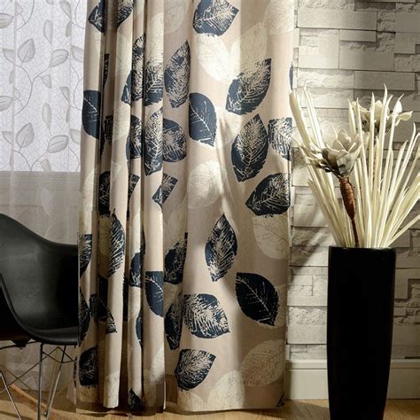 Custom sizes for anything in my shop with message, any length width. Blue and Brown Curtains Cheap Sale | Leaf curtains ...
