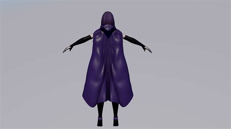3d Model Raven Dc Vr Ar Low Poly Rigged Cgtrader