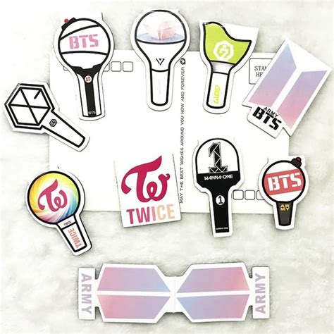 1pcs Kpop Bts Exo Cute Magnetic Bookmarks Twice Seventeen Wanna One