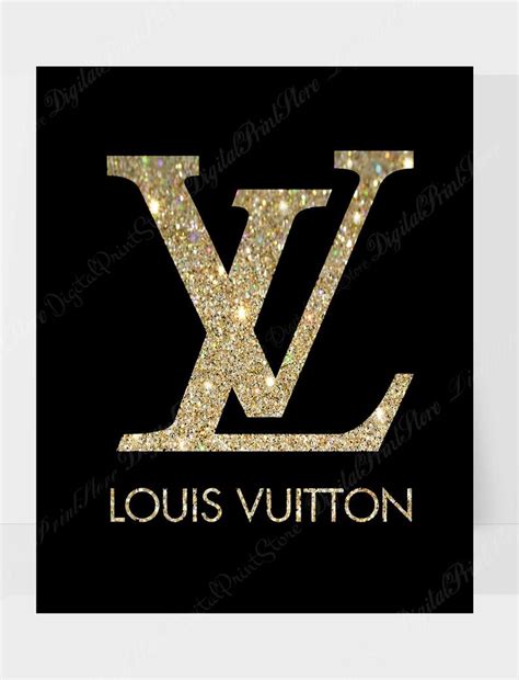 lwi vɥitɔ̃) or by its initials lv, is a french fashion house and luxury goods company founded in 1854 by louis vuitton. Louis Vuitton 8x10 Print Vuitton Logo Girly Print | Etsy