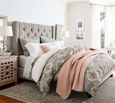 Grab a walmart sheet for this brilliant pottery barn inspired decor idea. Save 20% On Pottery Barn Upholstered Beds Sale To Glam Up ...