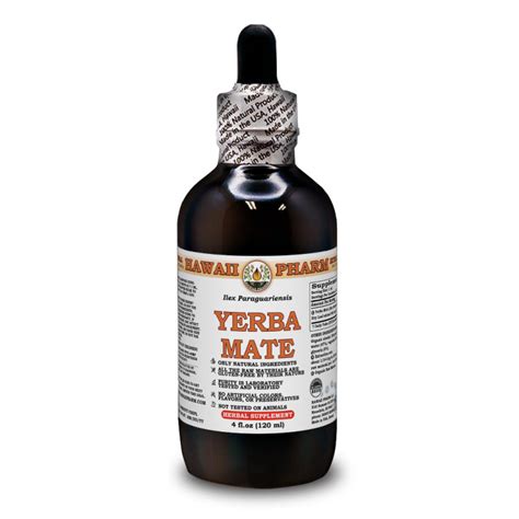 Yerba Mate Liquid Extract Organic Yerba Mate Ilex Paraguariensis