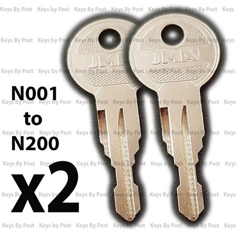 2 X Thule Roof Box Roof Bar Roof Rack Keys To Code N001 To N200