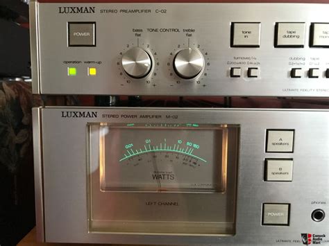 Vintage Luxman Mo2 Amplifier And Co2 Pre Amplifier Photo 3220389 Us