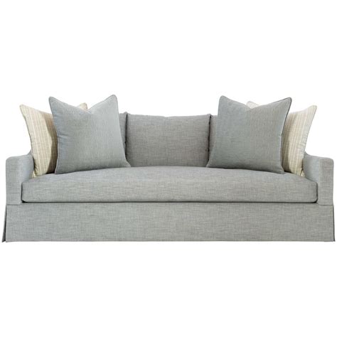 Bernhardt Grace Contemporary Sofa With Feather Down Loose Pillows