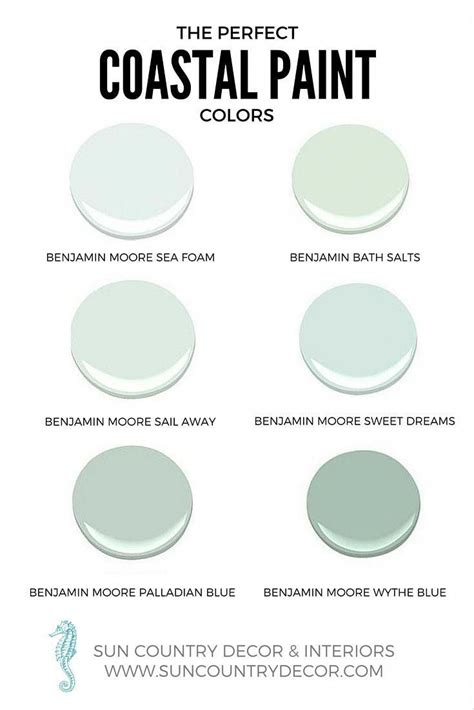 Greige paint colors are a hybrid of gray and beige tones. Benjamin Moore Costal Paint Colors | Paint colors for home ...