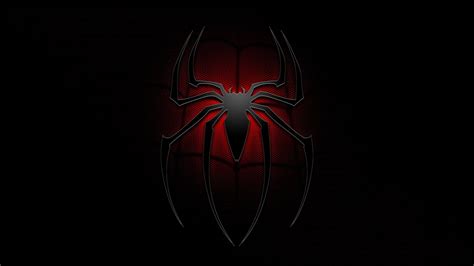 1920x1200 comics logos marvel spiderman spider man spider man logo superheroes. Black Spiderman Logo Wallpapers - Wallpaper Cave