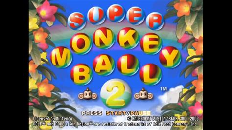 Gamecube Longplay Super Monkey Ball Us Youtube