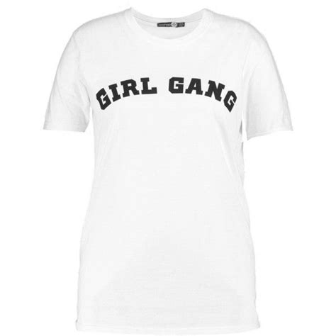 Boohoo Plus Robyn Girl Gang T Shirt Boohoo 11 Liked On