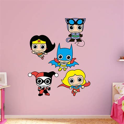 Dc Comics Girl Power Collection Wall Decal Shop Fathead® For Justice League Decor