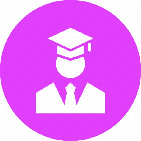 School Degree Graduation Graduate College Student Hat Icon