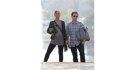 Chriqui And Connolly Clutched Yoga Gear Sloan Is Pregnant In The Entourage Movie Photos
