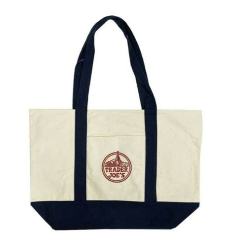 Trader Joe S Bags Trader Joes Reusable Canvas Eco Tote Bag Poshmark